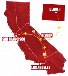 Bishop Airport Map